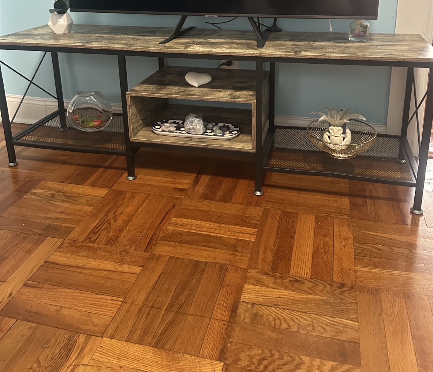 TV Stand with Shelves