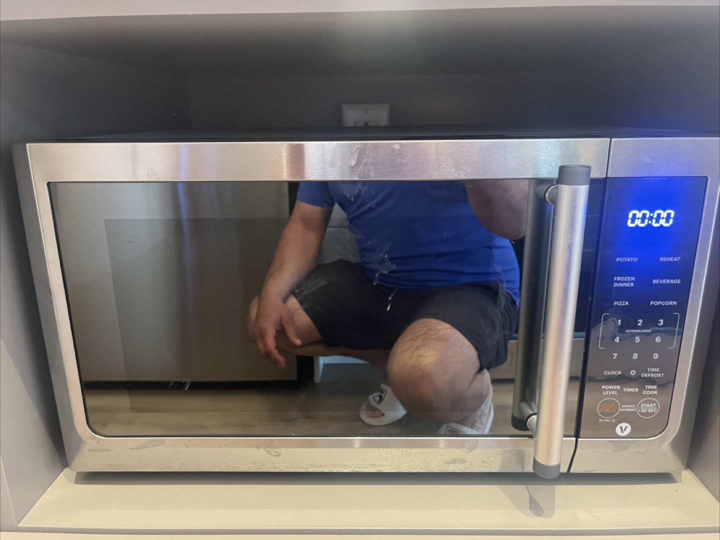 Stainless Steel Microwave