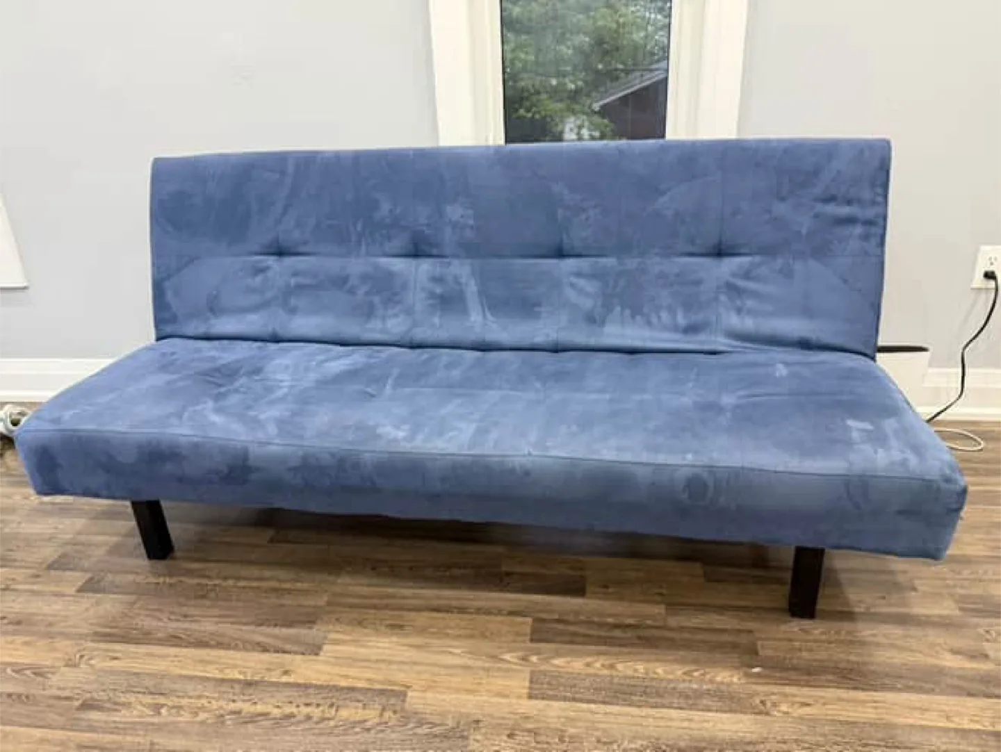Blue Futon Sofa Bed thumbnail