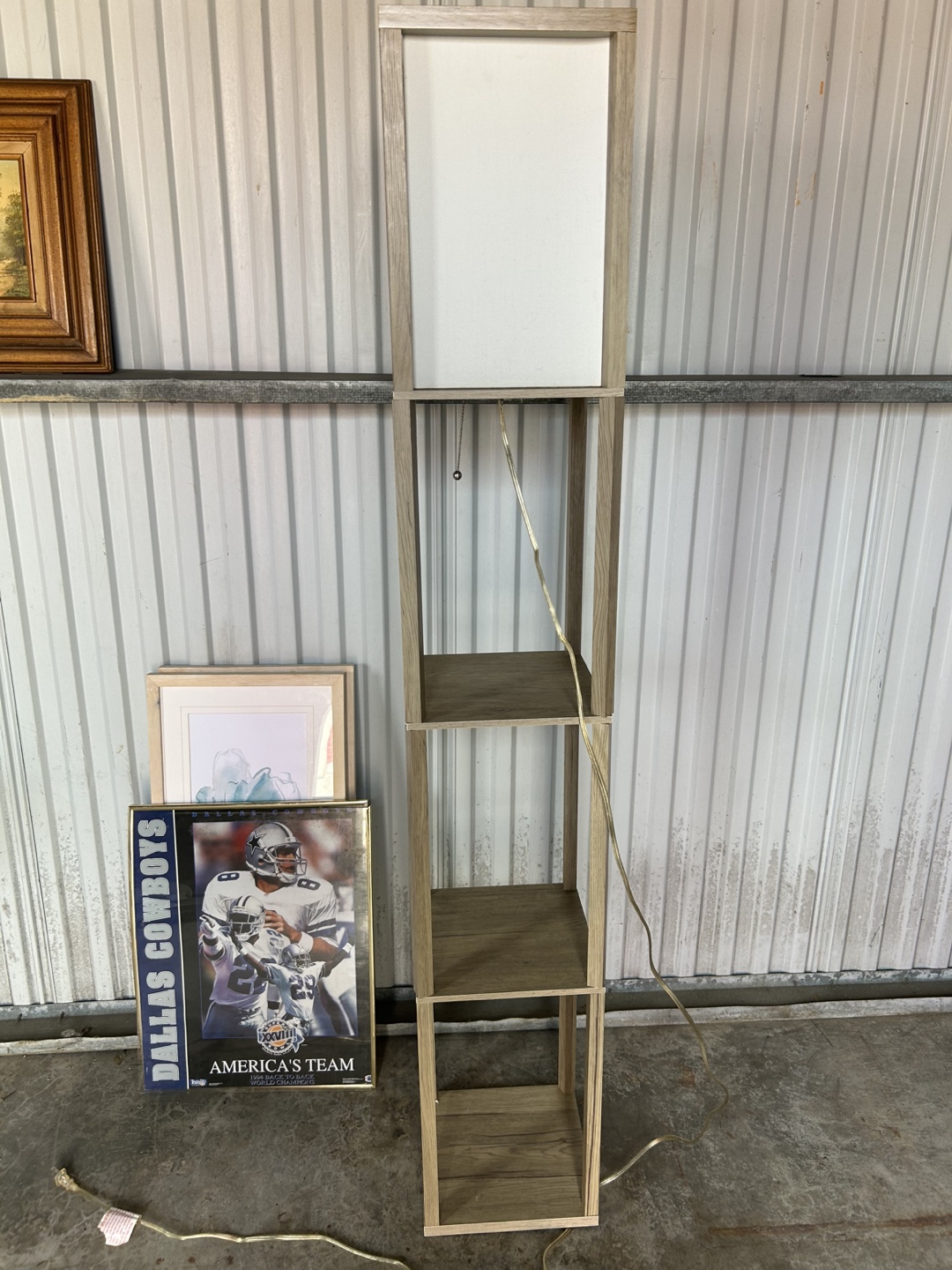 Standing Lamp with Shelves - photo 2