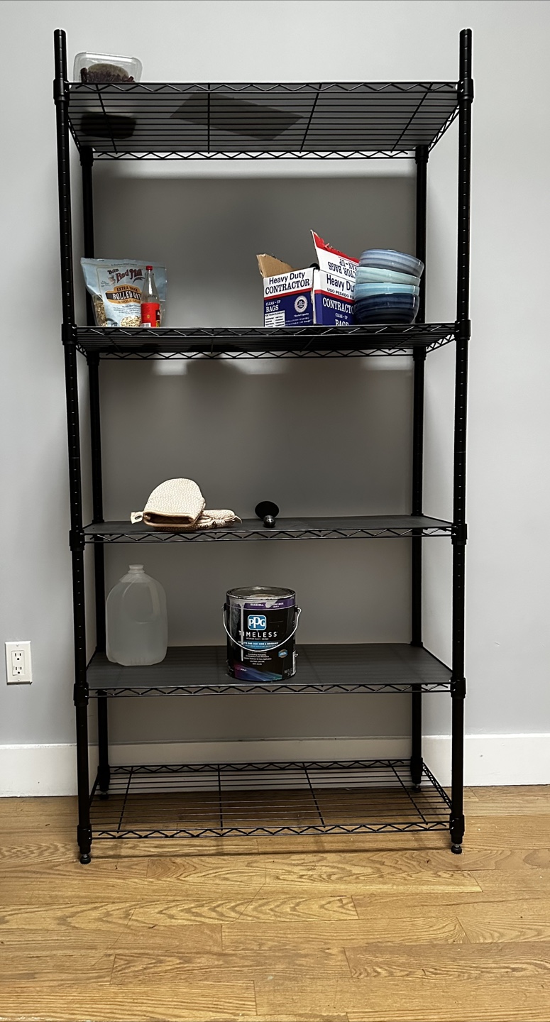5-Shelf Adjustable Steel Wire Rack - photo 2