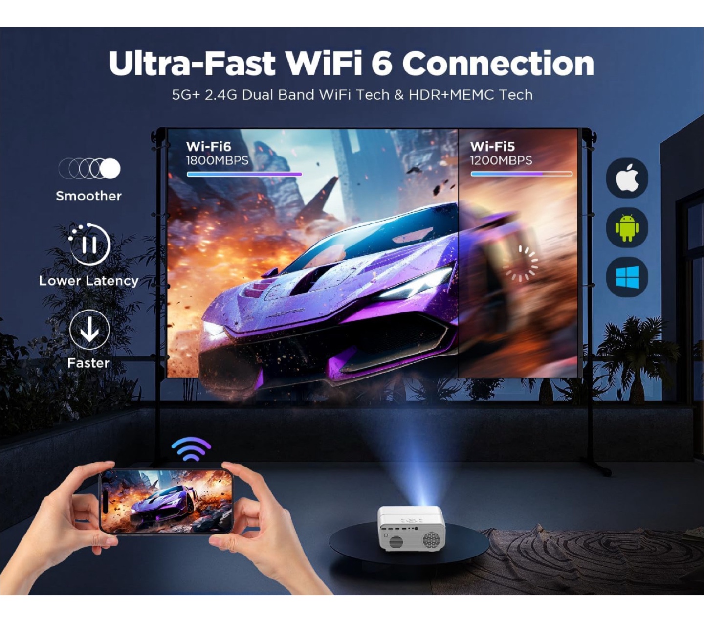 GKLPO Projector 4K sealed pack - photo 4