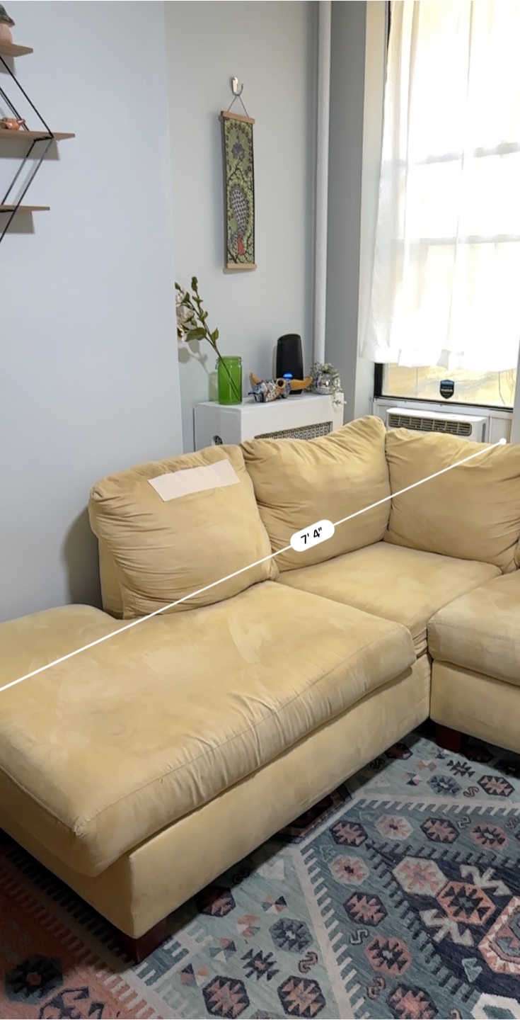 Yellow Sectional - photo 3