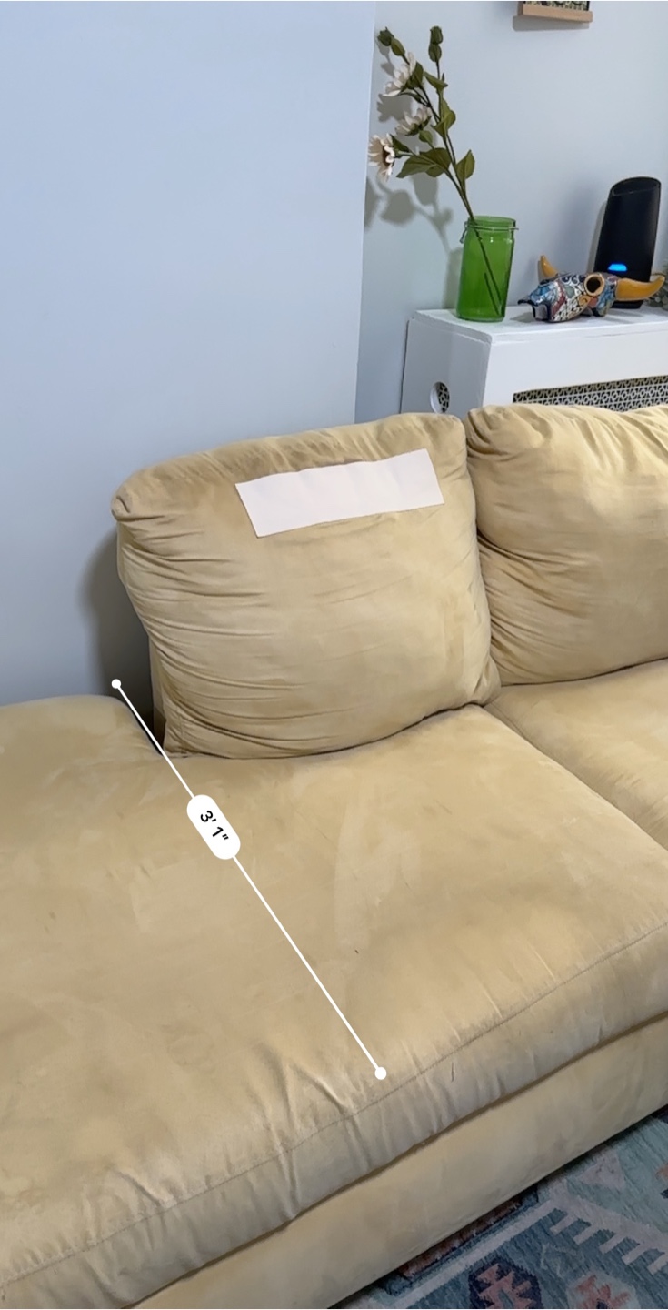 Yellow Sectional - photo 4