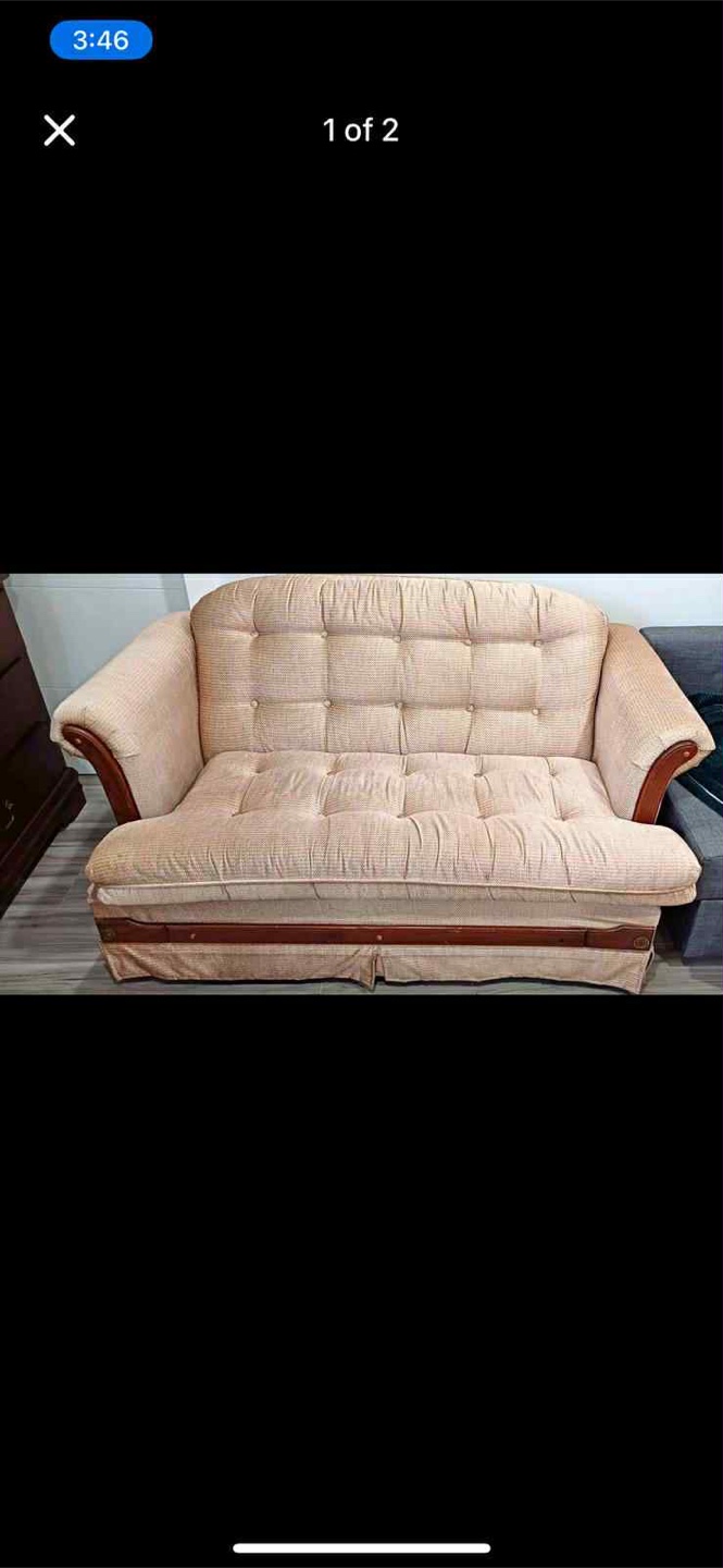 Tan Loveseat