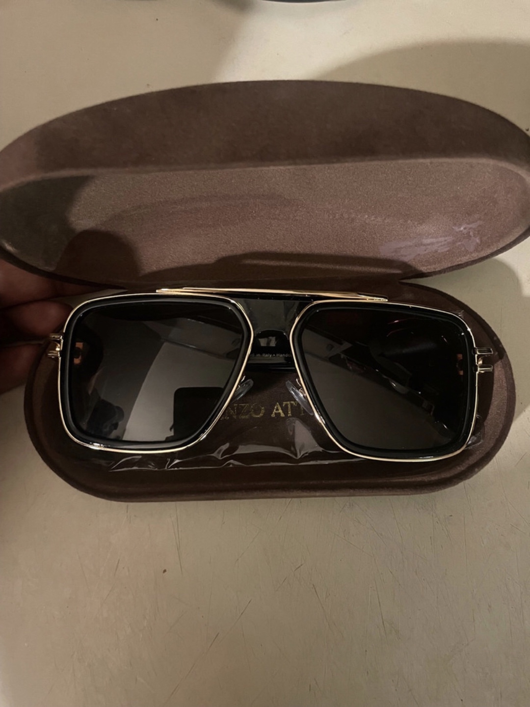 Enzo Attini Sunglasses with Case
