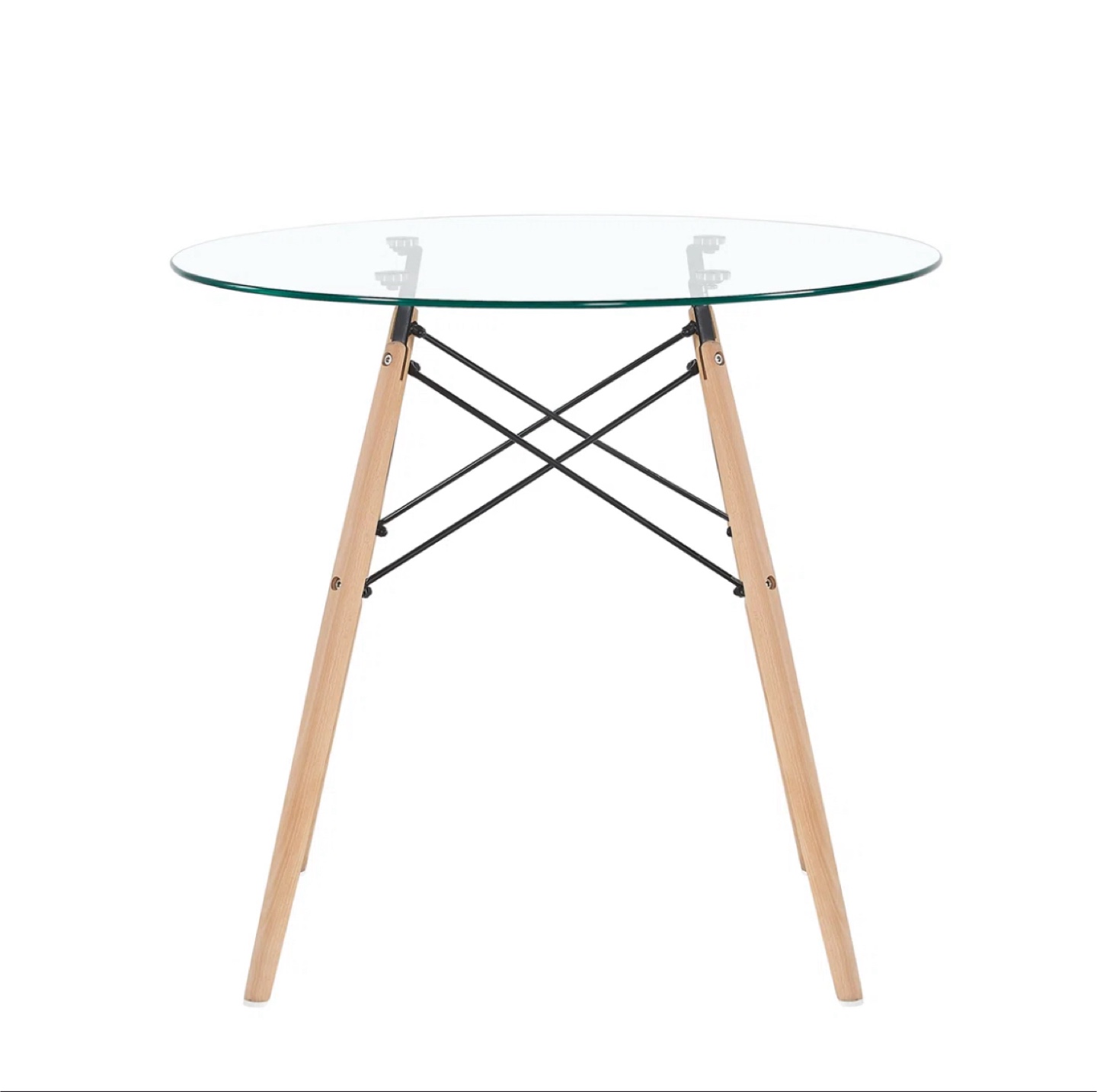 Round Glass 32” Dining Table