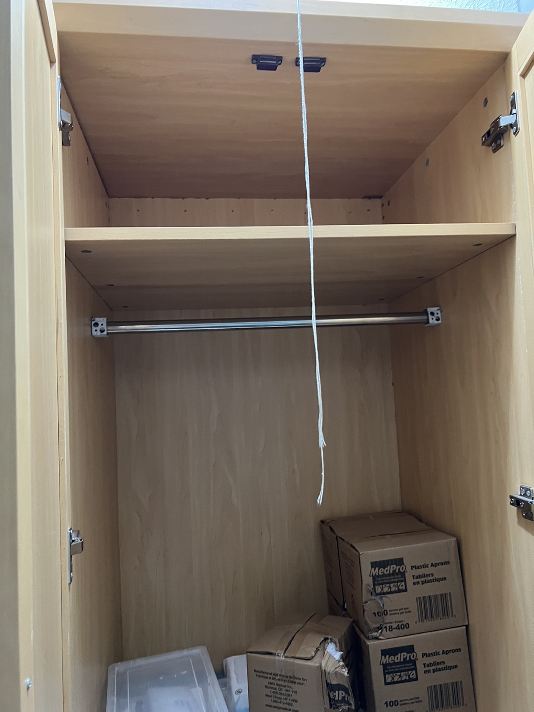 Wooden Wardrobe With Drawers - photo 2