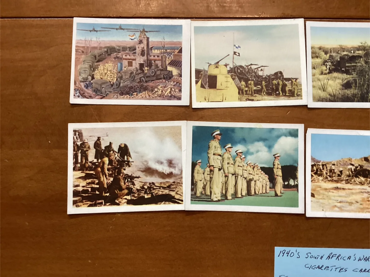Rare 8. 1940’s South Africa’s’ War Effort Collectible Cards image indicator(2)