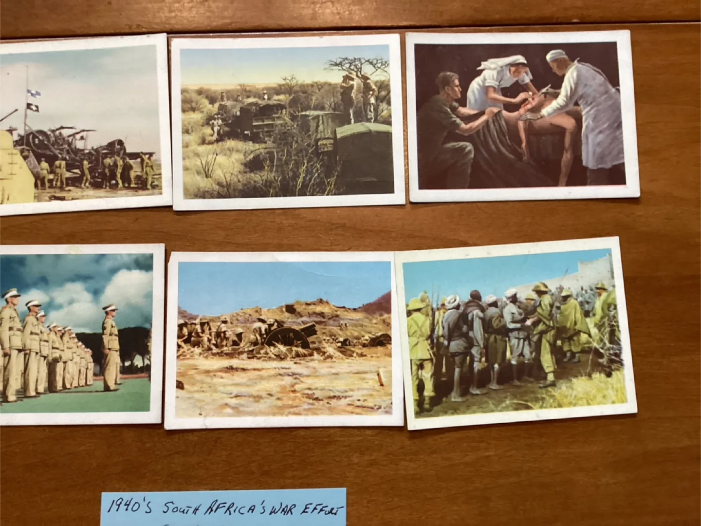 Rare 8. 1940’s South Africa’s’ War Effort Collectible Cards image indicator(3)
