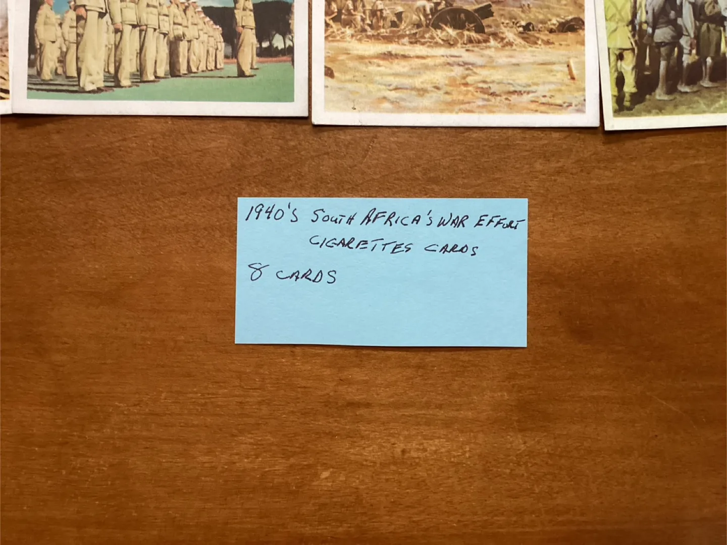 Rare 8. 1940’s South Africa’s’ War Effort Collectible Cards image indicator(4)