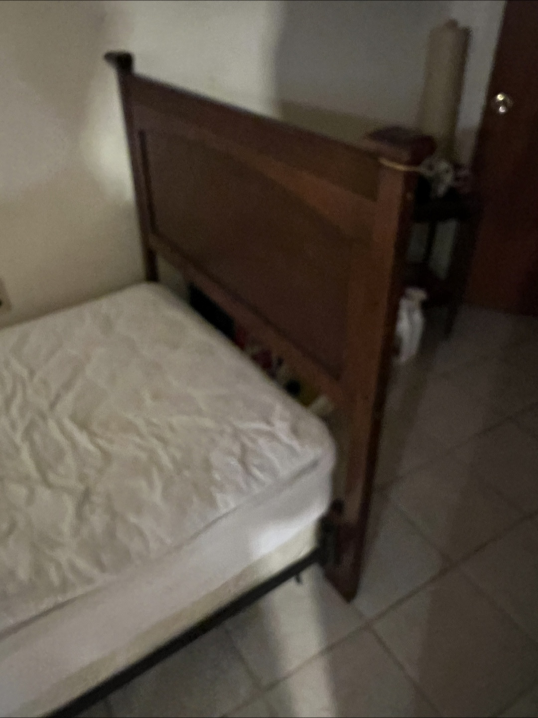 Twin Bed frame with Free Mattress - photo 2