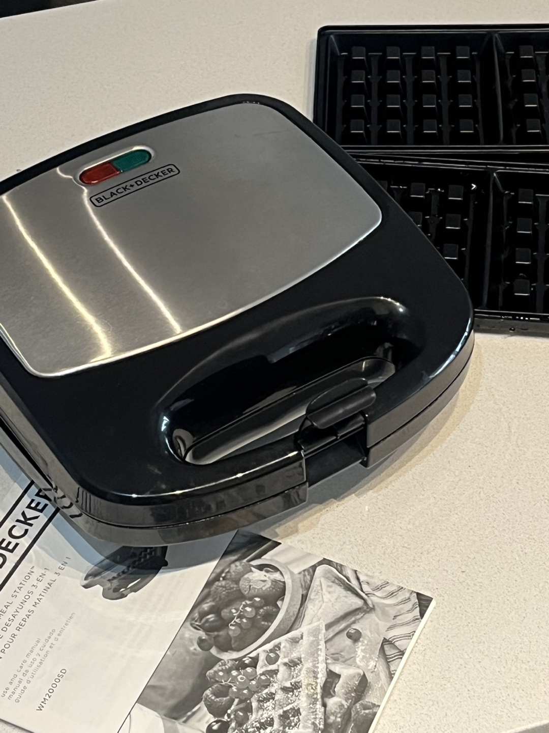 Black and Decker 4-in-1 Waffle maker