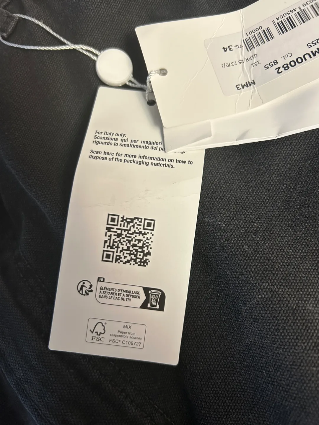 Maison Margiela grey shorts image indicator(7)