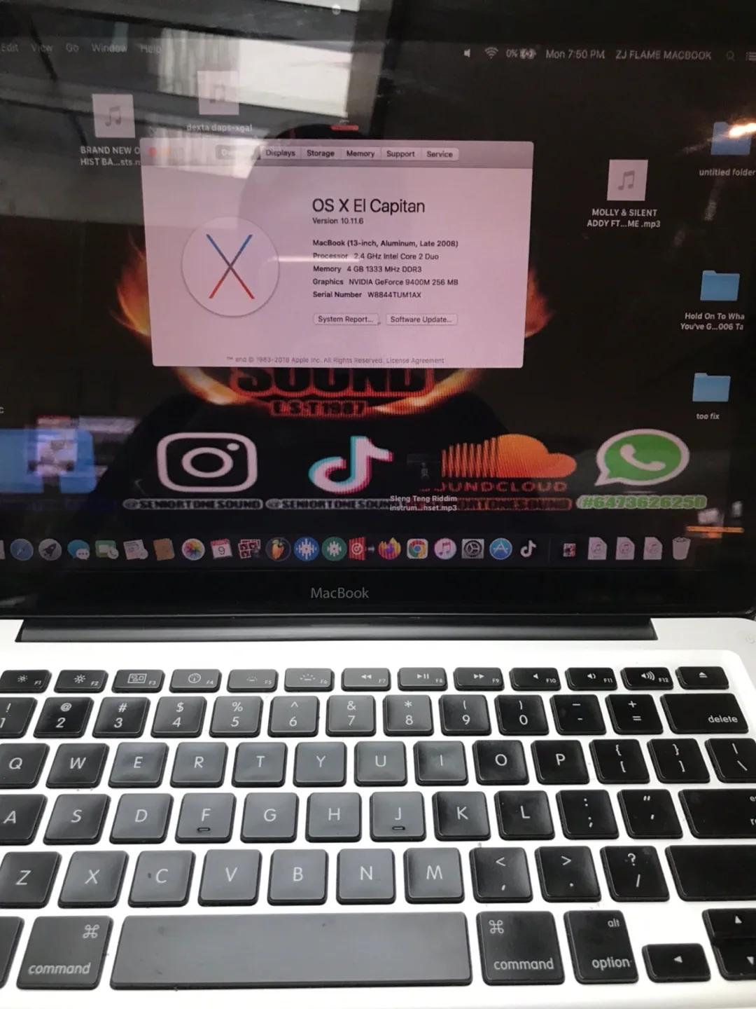 MacBook late 2008 Laptop for sale AS-IS PLZ READ DESCRIPTION thumbnail
