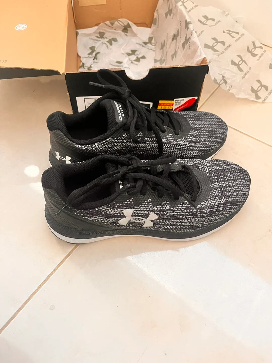 BNIB Under Armour UA W Charged Impulse 2 Knit+ Sneakers thumbnail