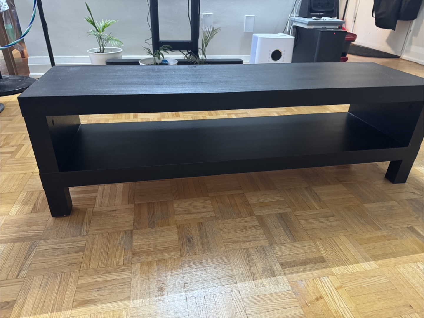 IKEA Black TV Stand - photo 2