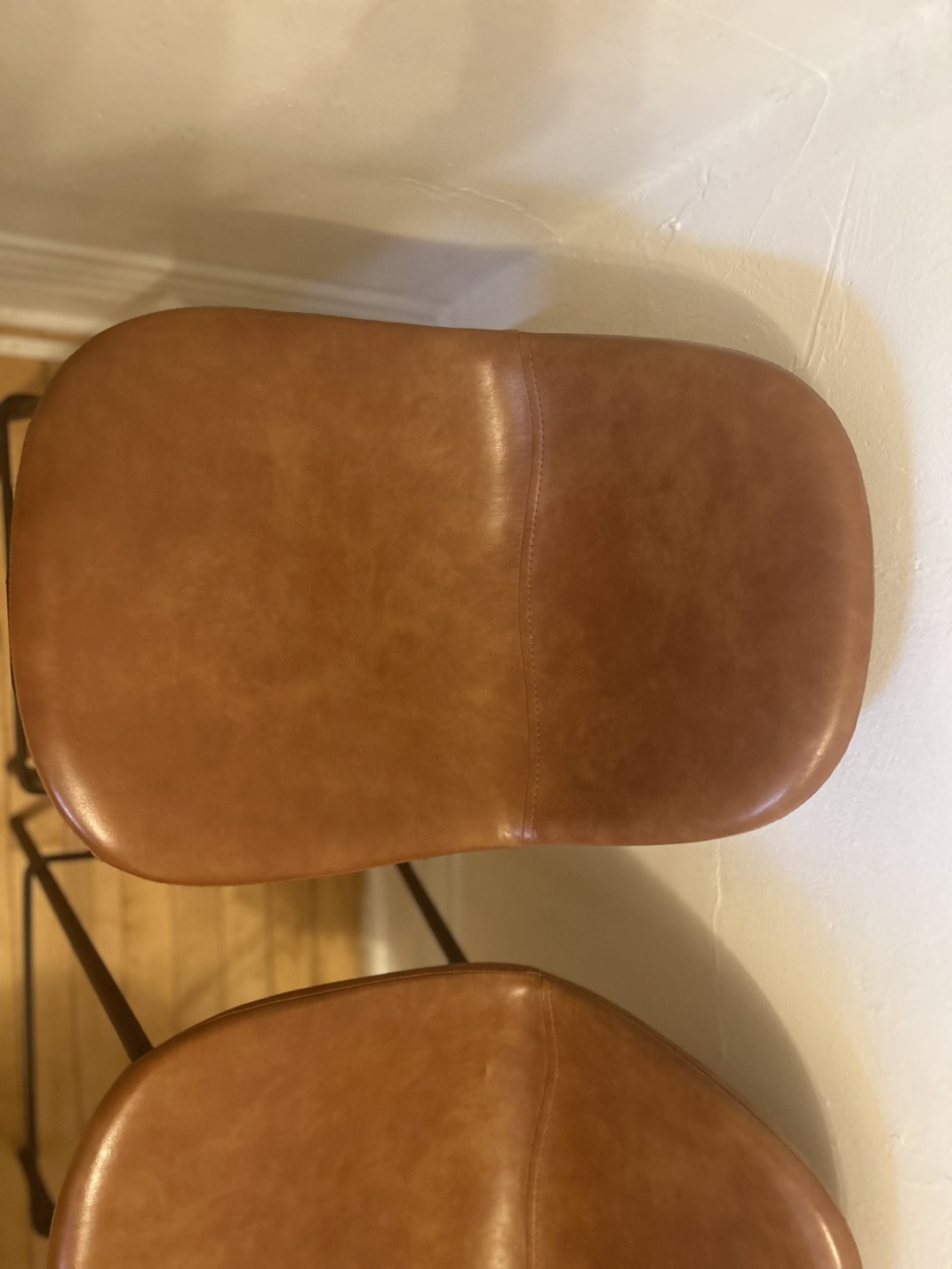 2 matching Saddle Tan Barstools - photo 2