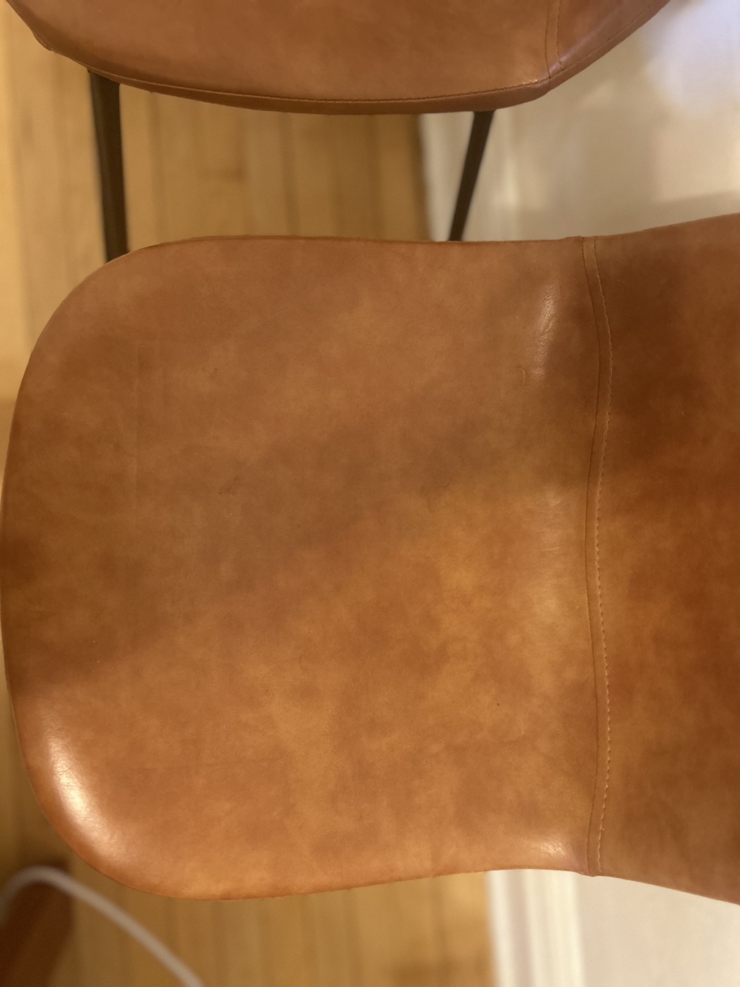2 matching Saddle Tan Barstools - photo 3
