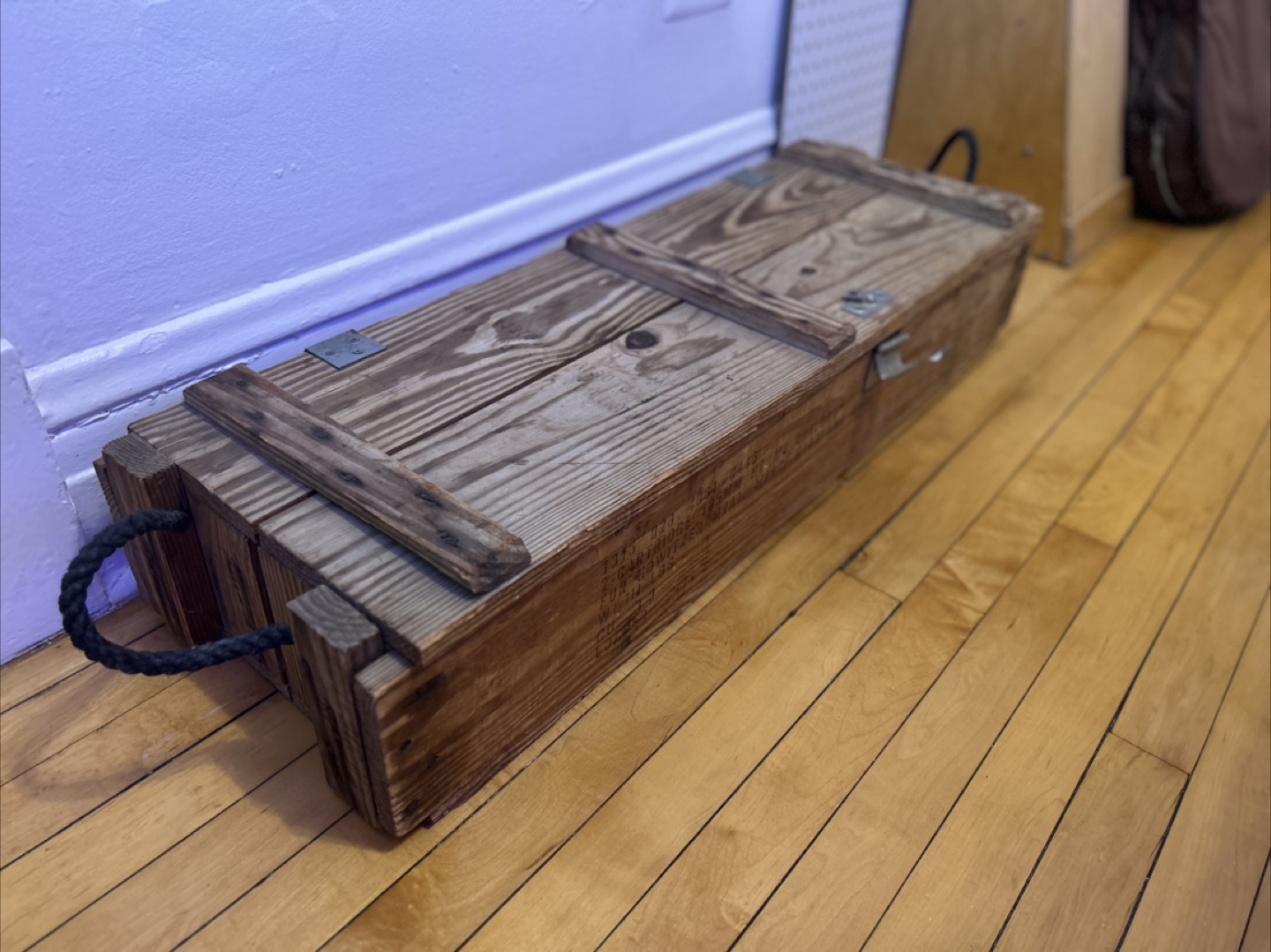 Wooden chest