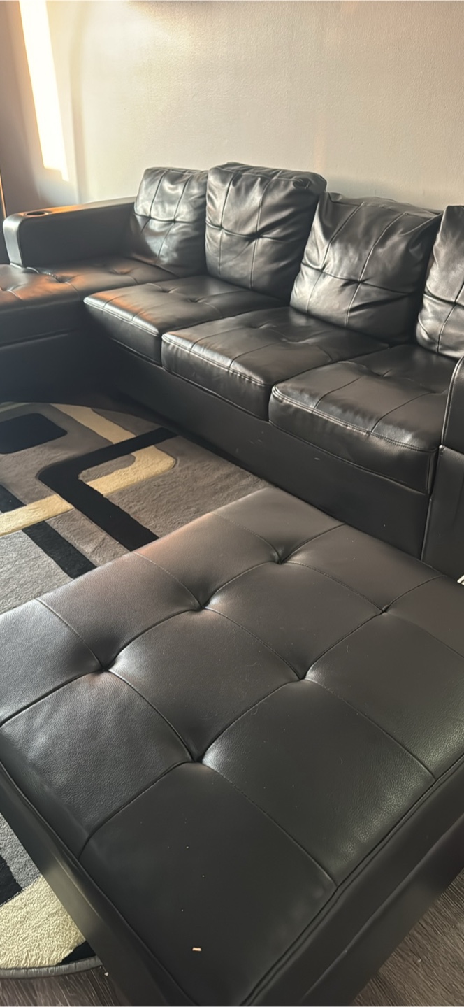 Black Sectional Couch