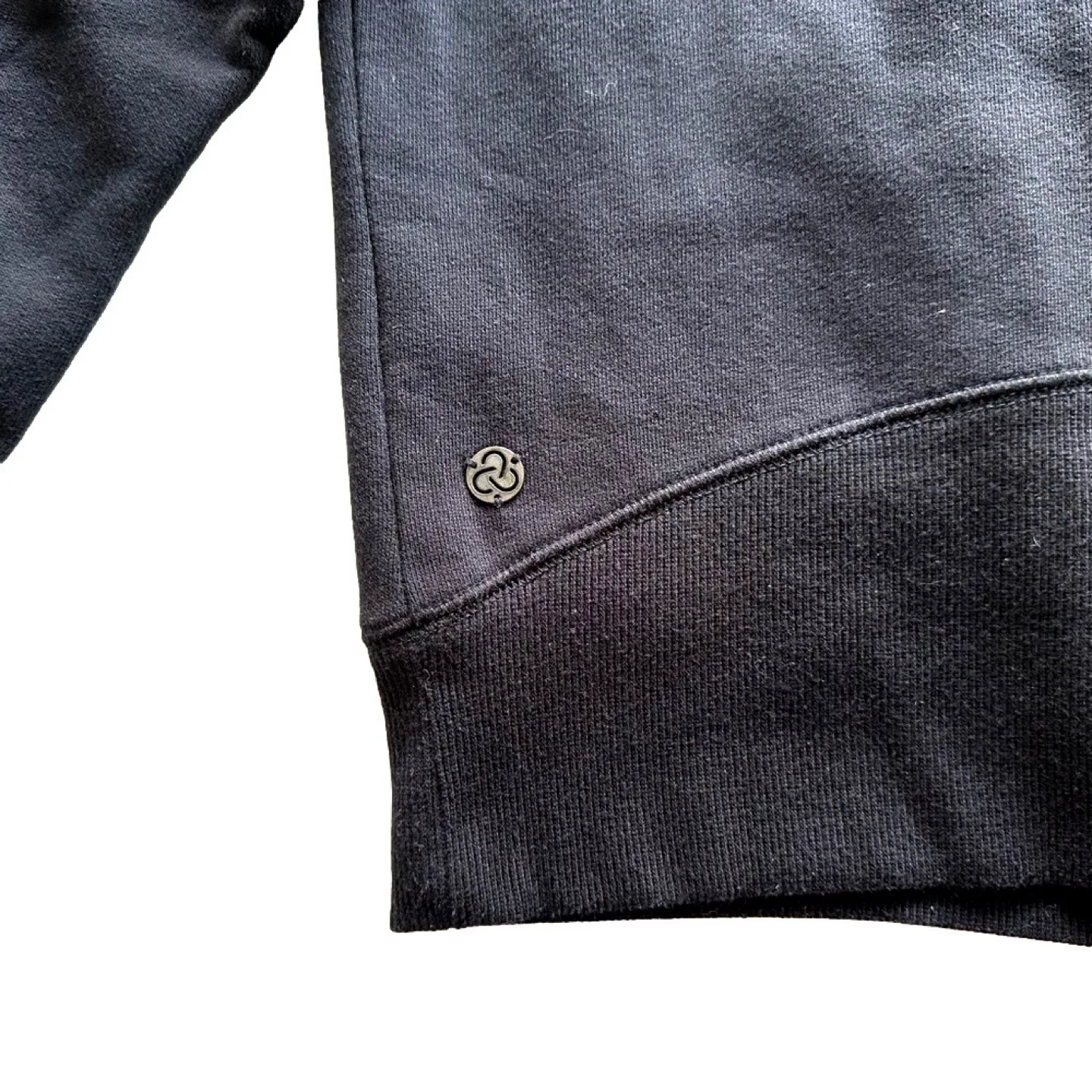 Zella Asymmetrical Black Zip Up Active Leisure Jacket Size Large image indicator(5)