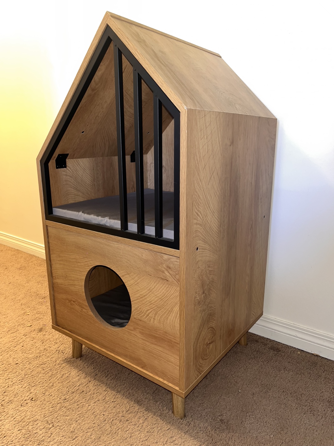 Wooden Cat House - photo 2