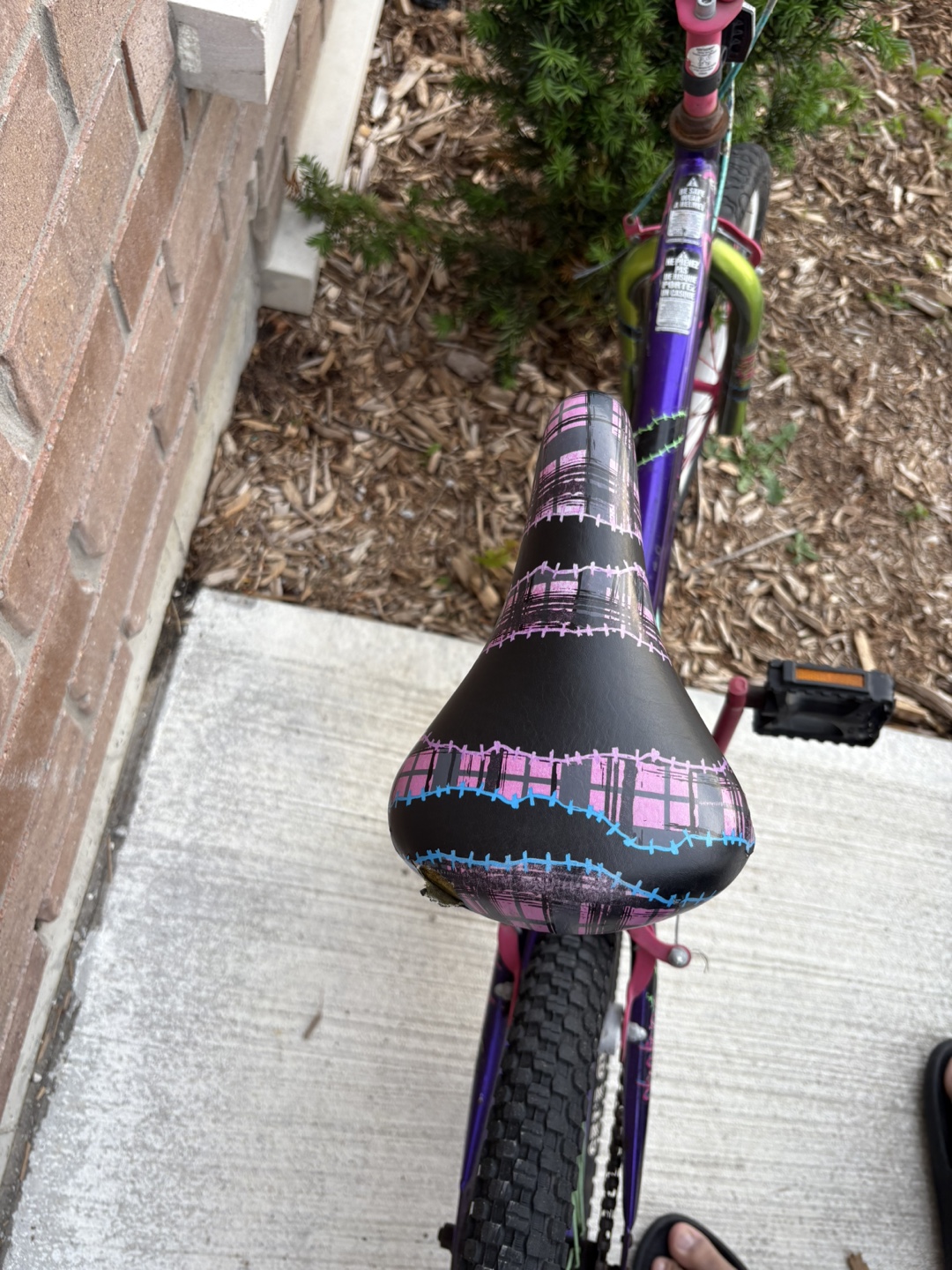 Purple BMX Bike