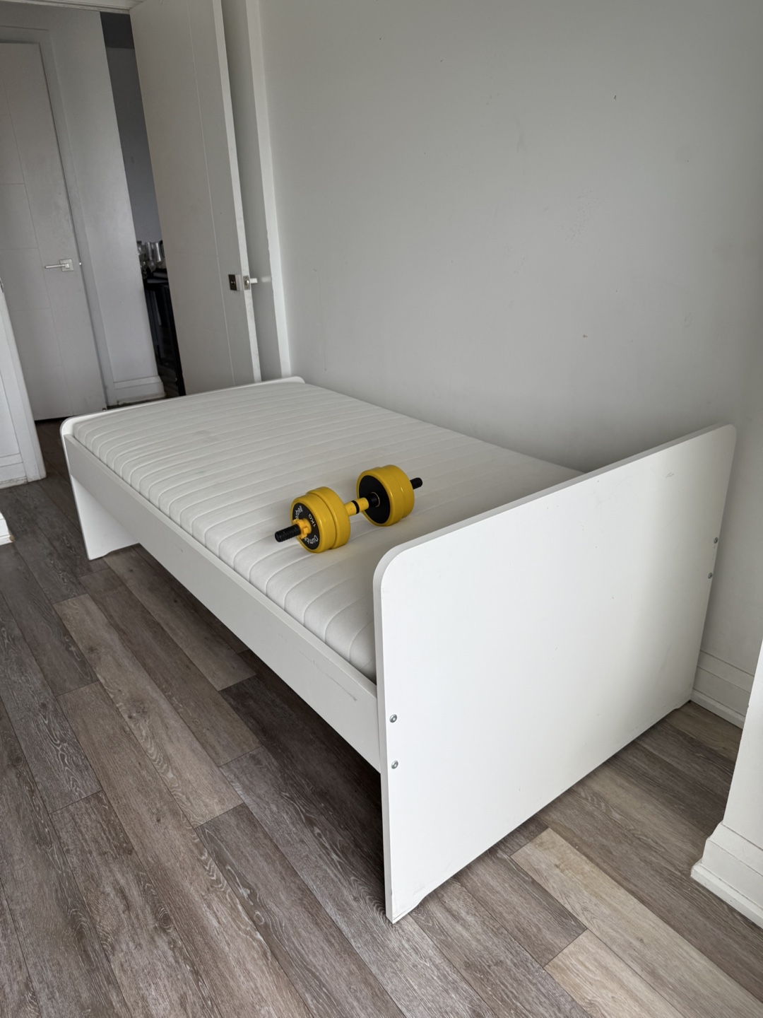 IKEA White Single Bed Frame - photo 2