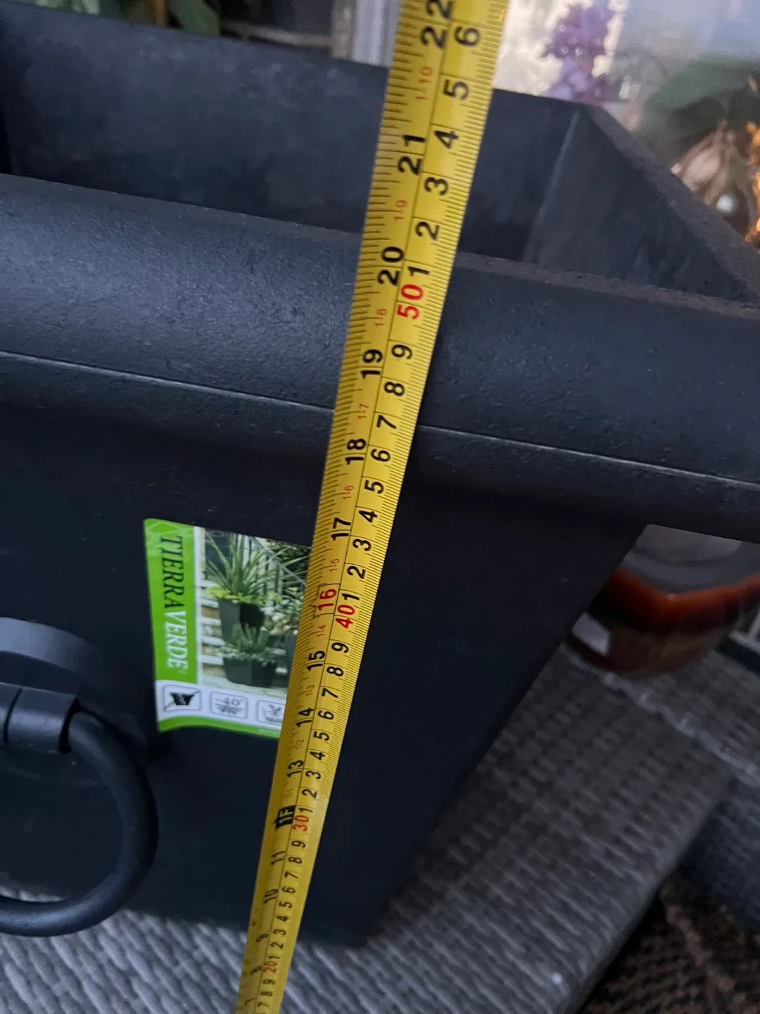 Beautiful black Composite Planter - -40 rated image indicator(3)