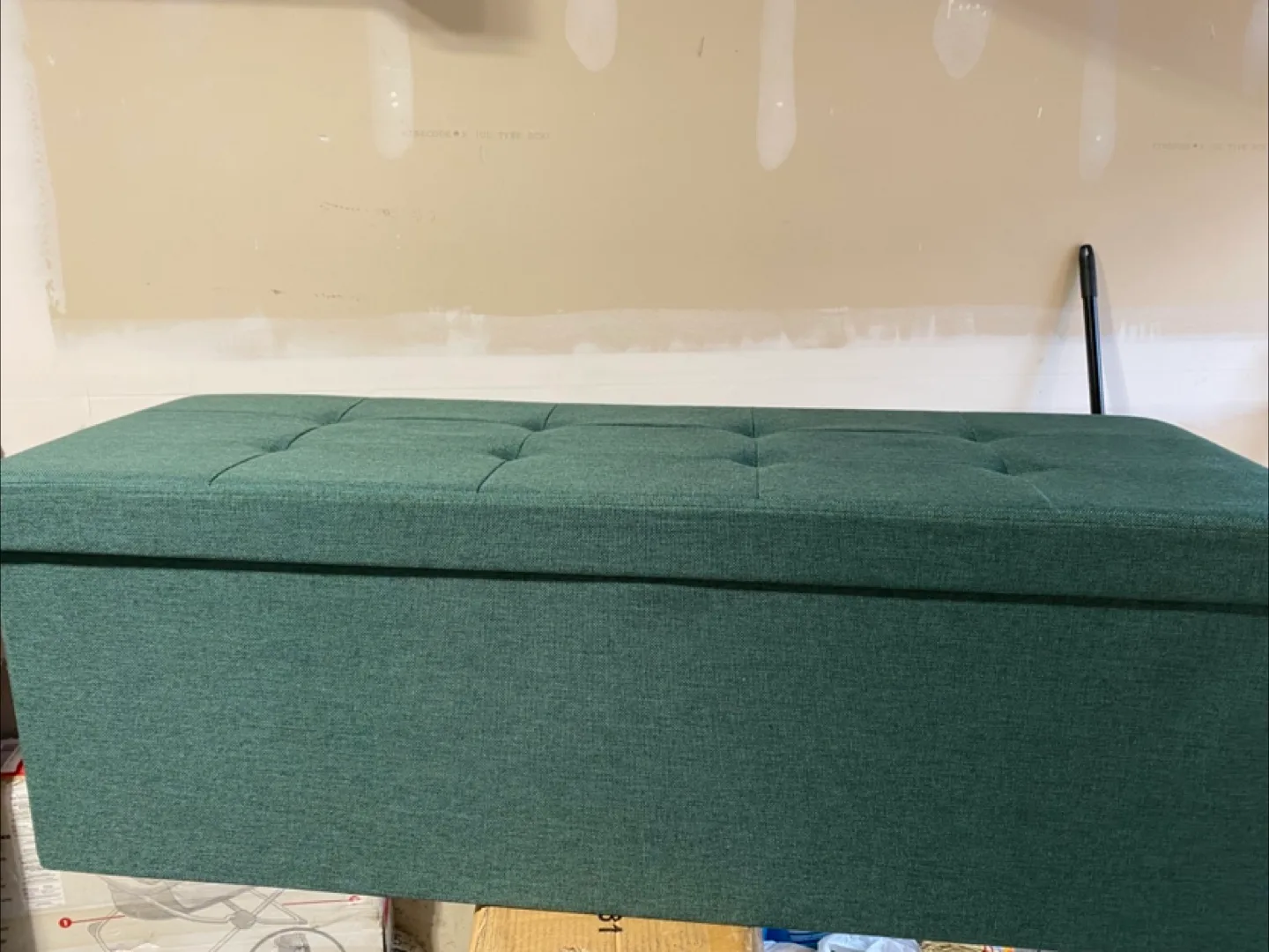 🛋️ BRAND NEW SONGMICS 110cm Storage Ottoman Bench GREEN thumbnail