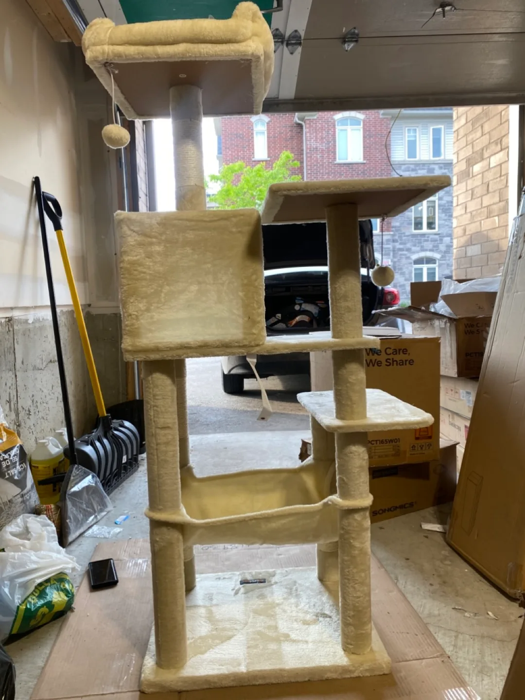 Brand New Feandrea Cat Tree – Multi-Level Tower with Hammock thumbnail