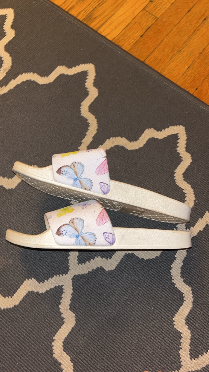 Ardene Butterfly Slides #freecycle