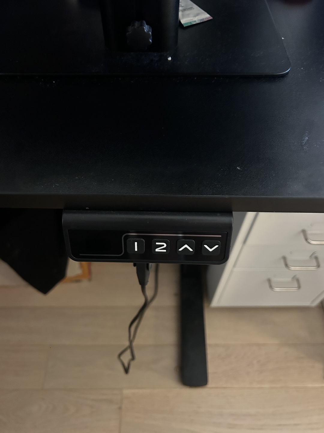 Black Electric Adjustable Standing Desk - photo 2
