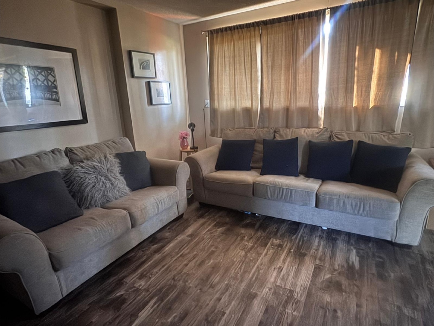 Gray Sofa Set - photo 3