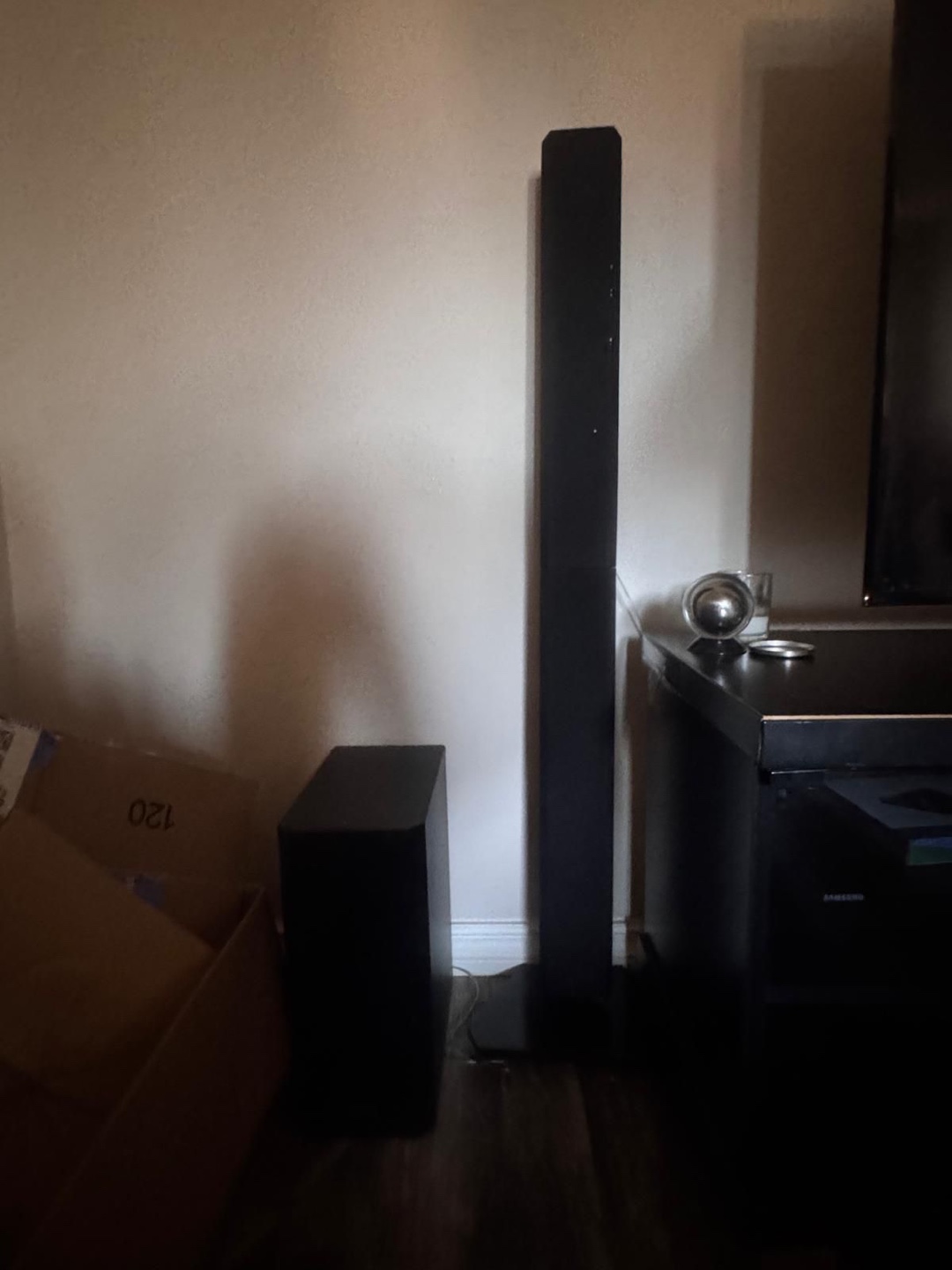 Large Smart TV and Sound System