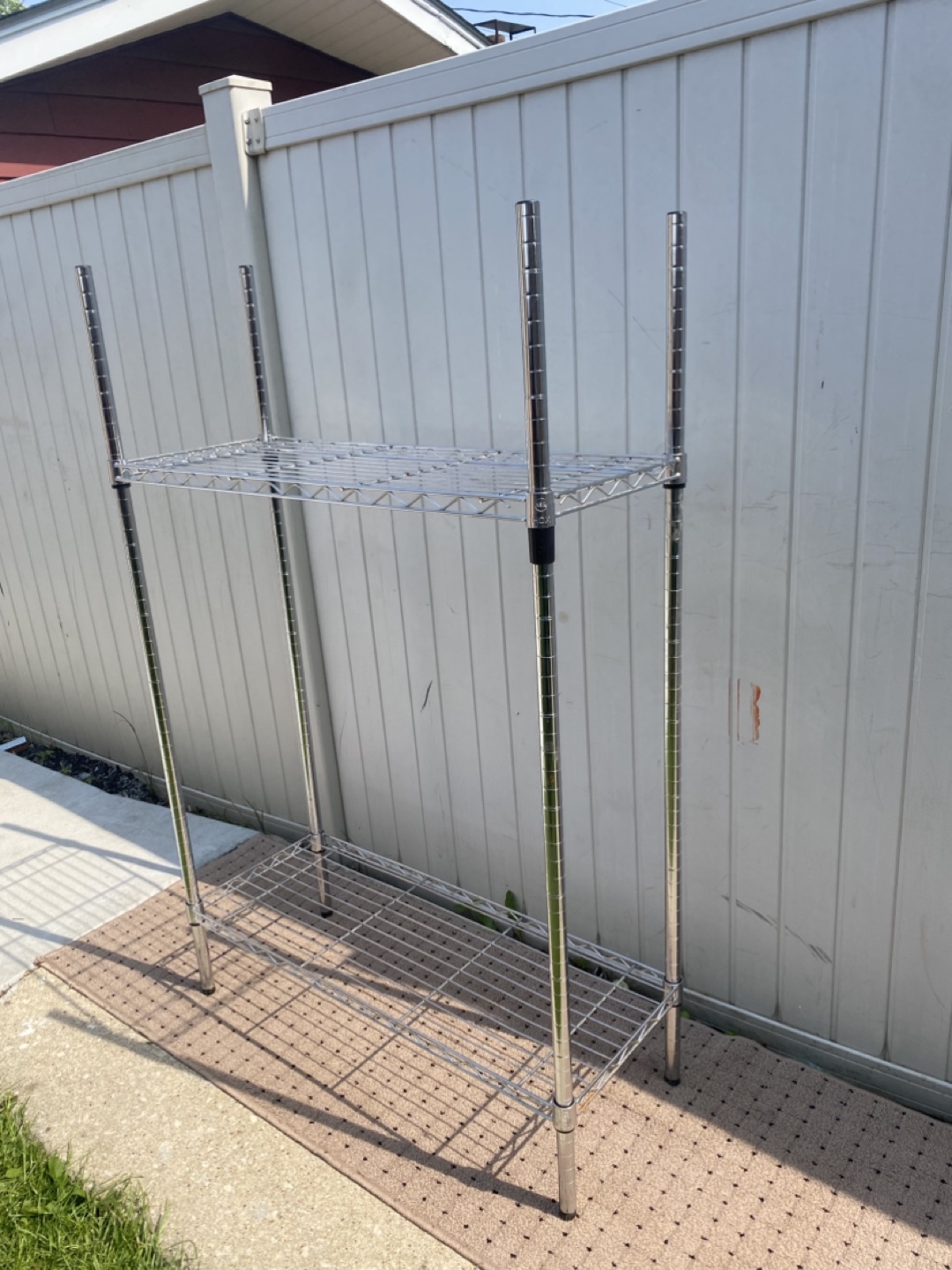 Chrome Shelving Unit - photo 3