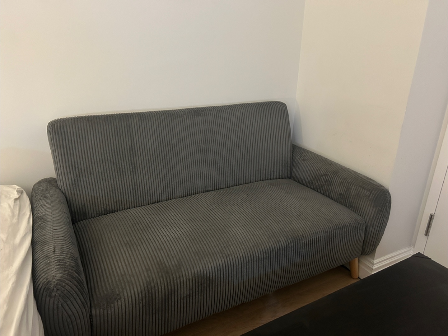 Gray Two-Seater Sofa - photo 2
