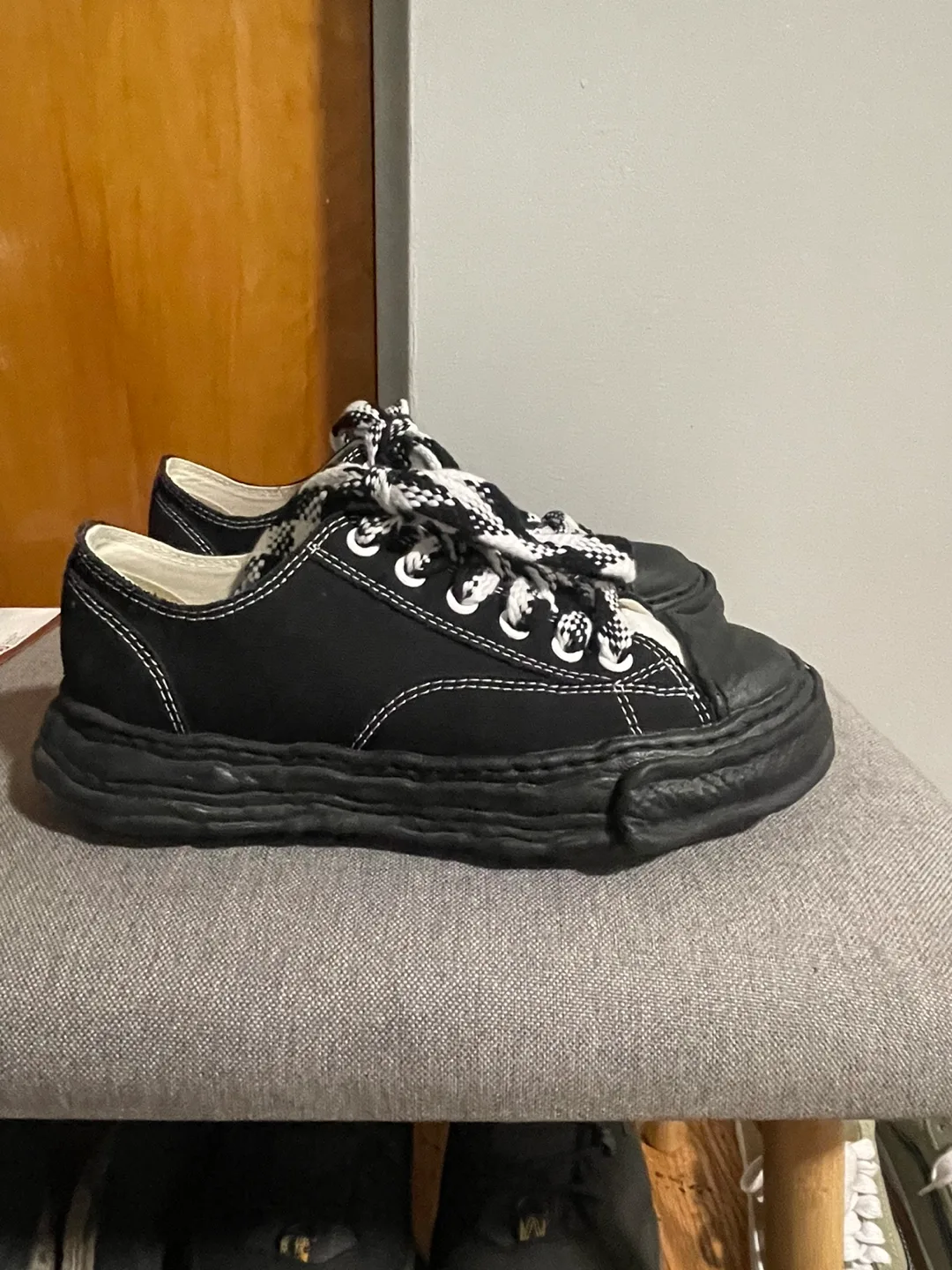 Maison MIHARA YASUHIRO Black Sneakers image indicator(3)