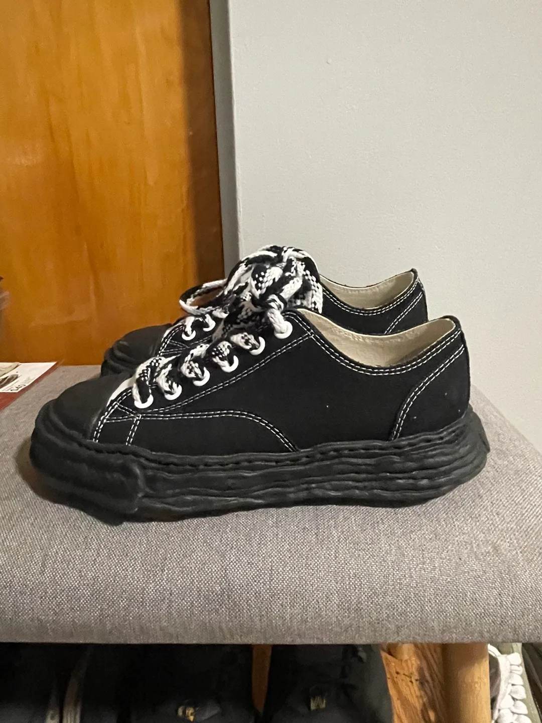 Maison MIHARA YASUHIRO Black Sneakers image indicator(5)