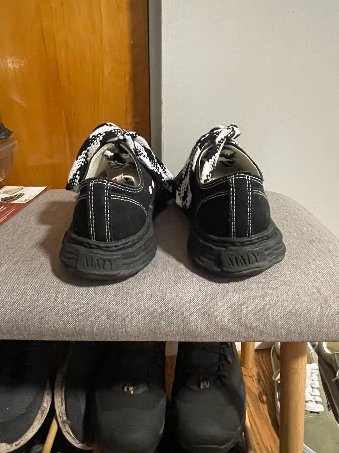 Maison MIHARA YASUHIRO Black Sneakers image indicator(4)