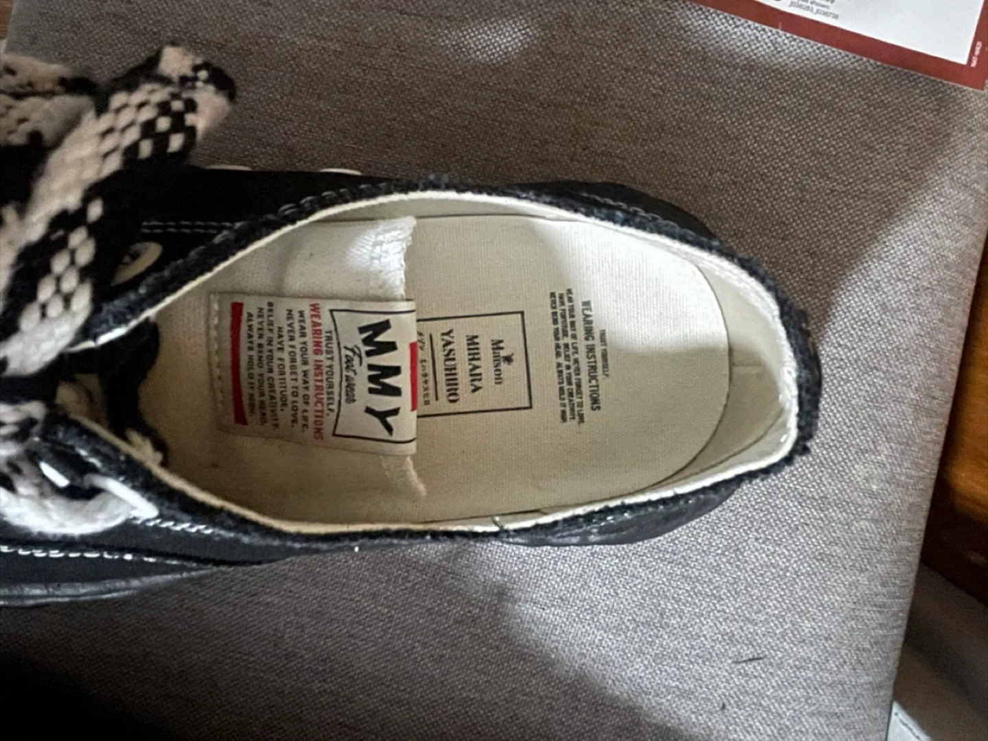 Maison MIHARA YASUHIRO Black Sneakers image indicator(7)