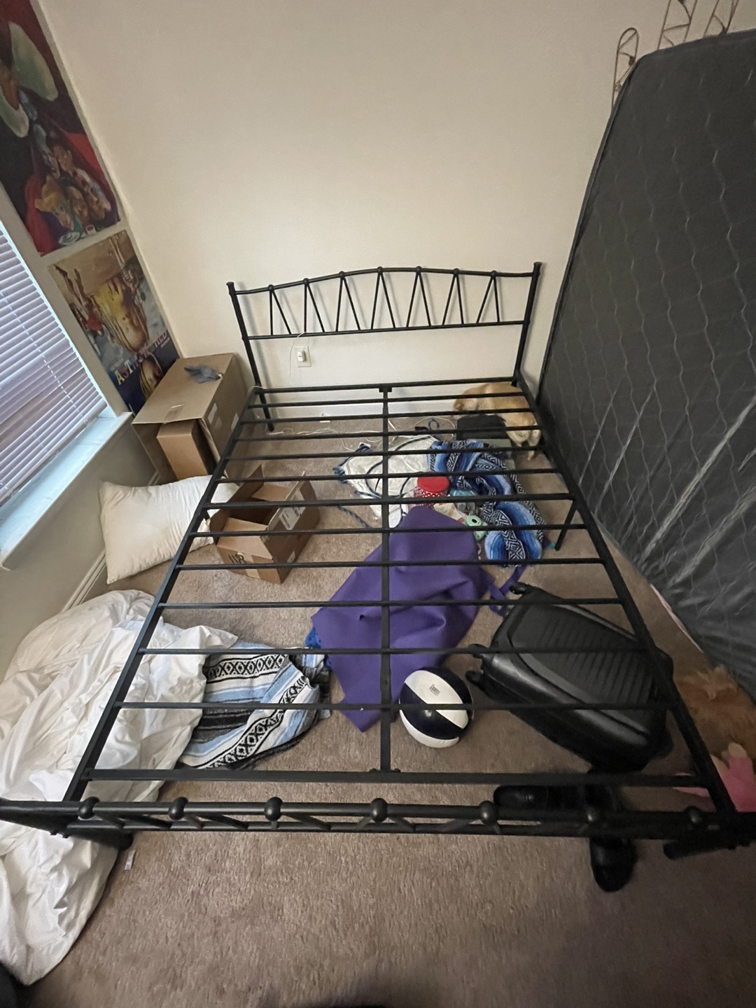 Black Metal Bed Frame