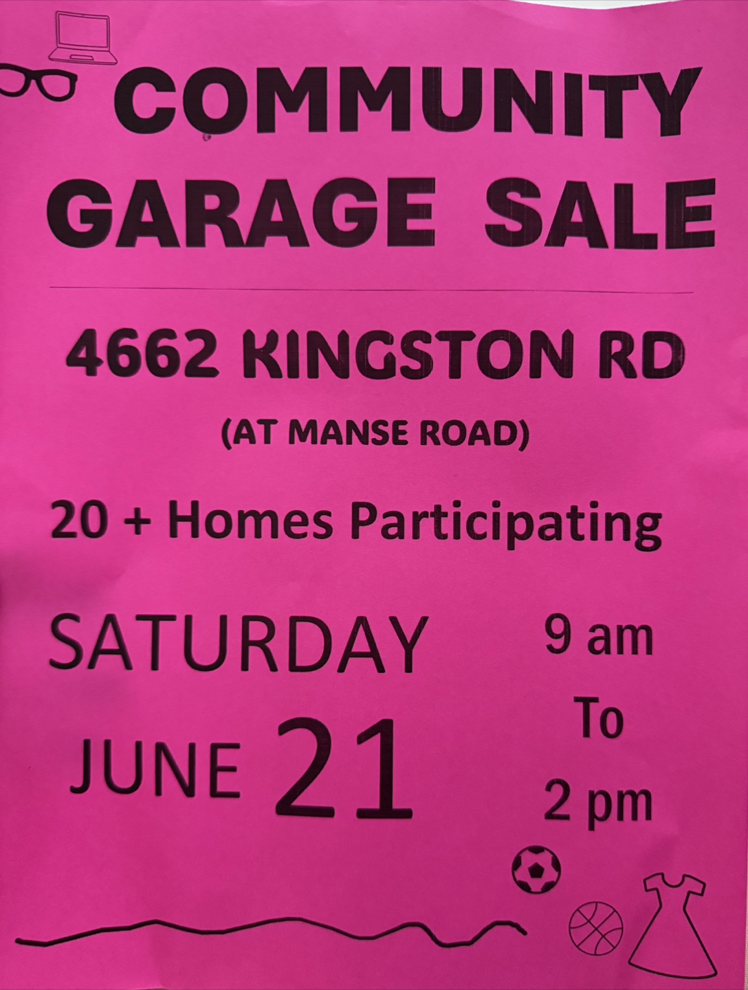 Community Garage Sale Event