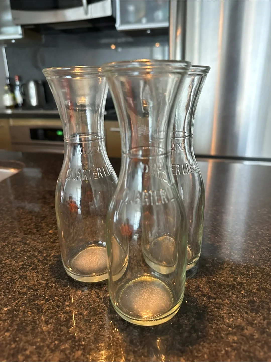 Set of 3 | Glass Wine Carafes thumbnail