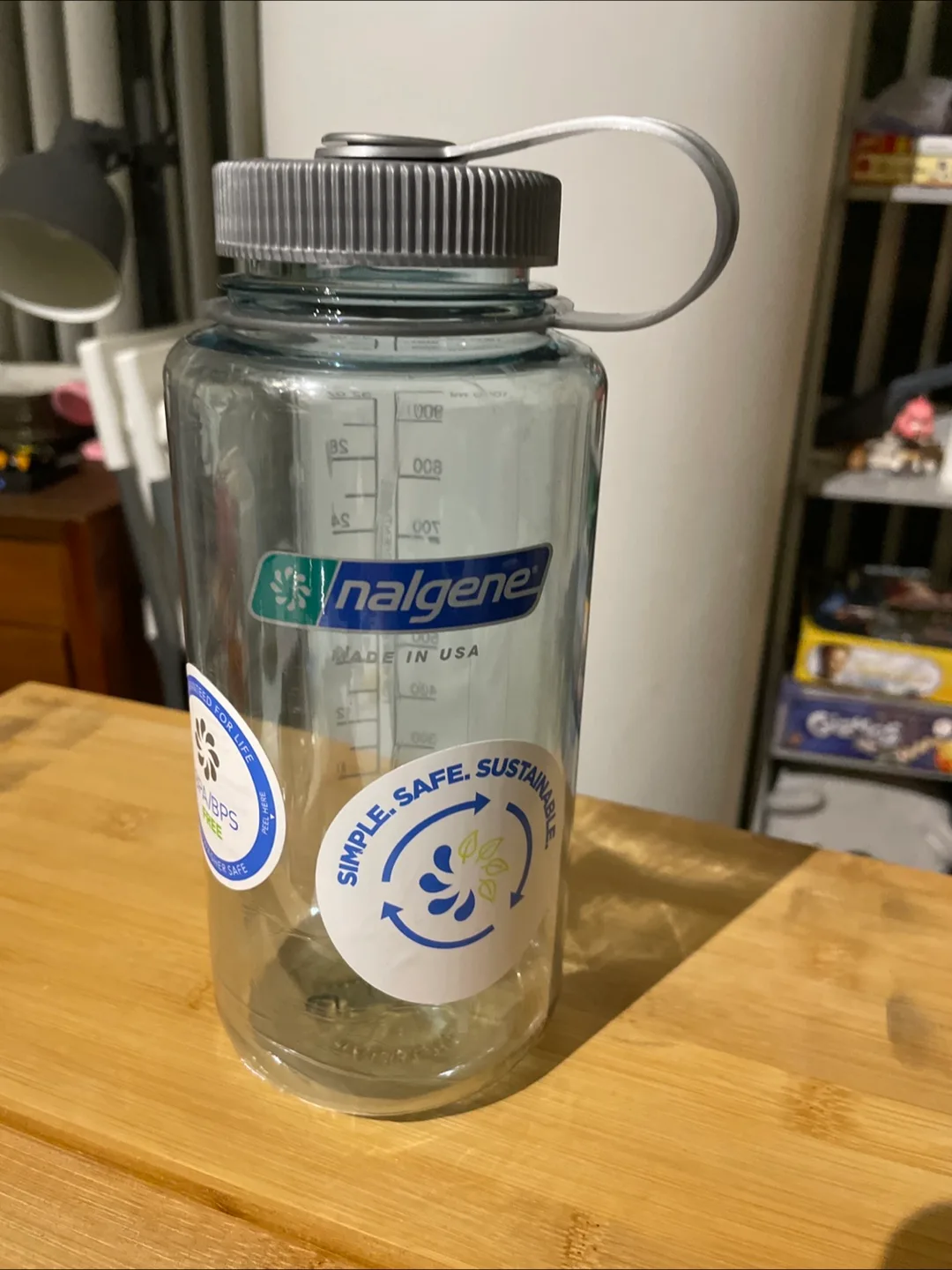 Brand new 1L Nalgene bottle thumbnail