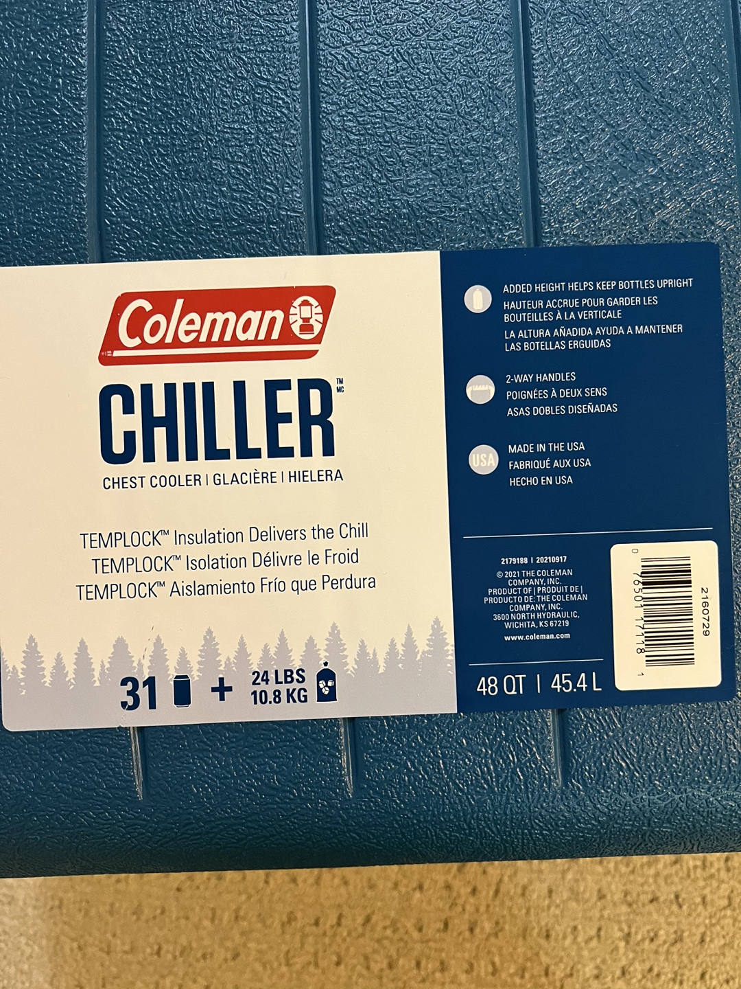 Coleman Cooler 45 L Brand New - photo 4