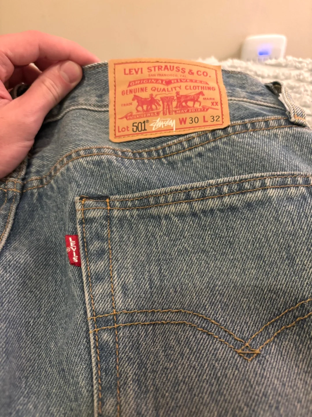 Stussy x Levis Embossed 501 Jeans image indicator(6)