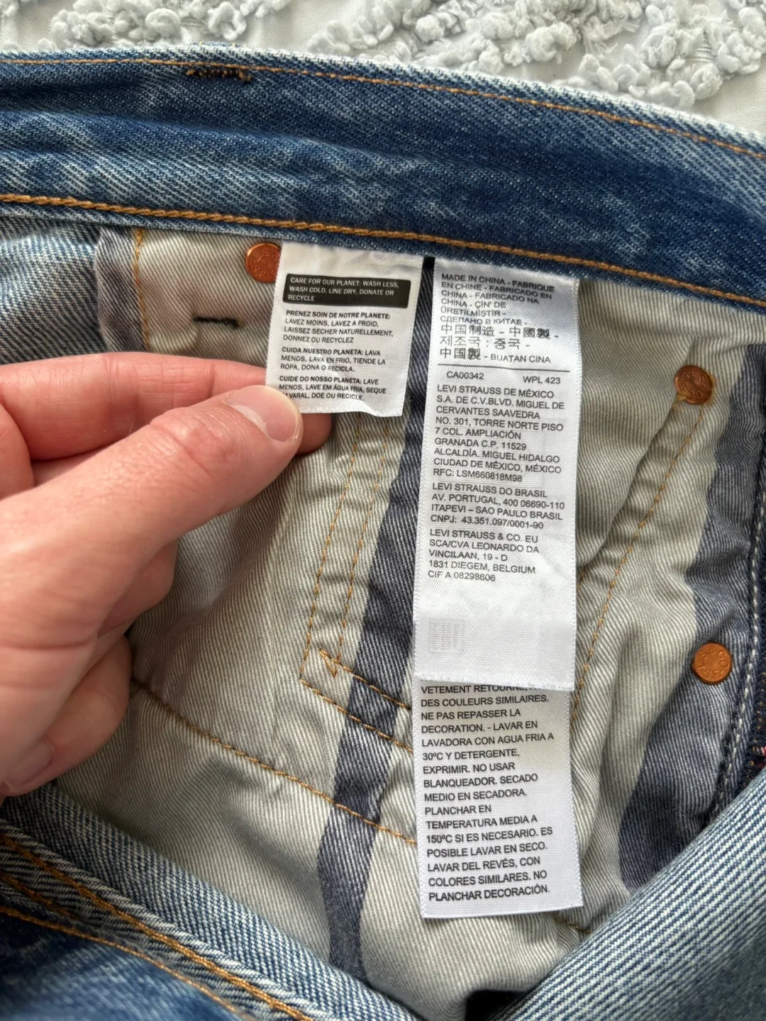 Stussy x Levis Embossed 501 Jeans image indicator(9)