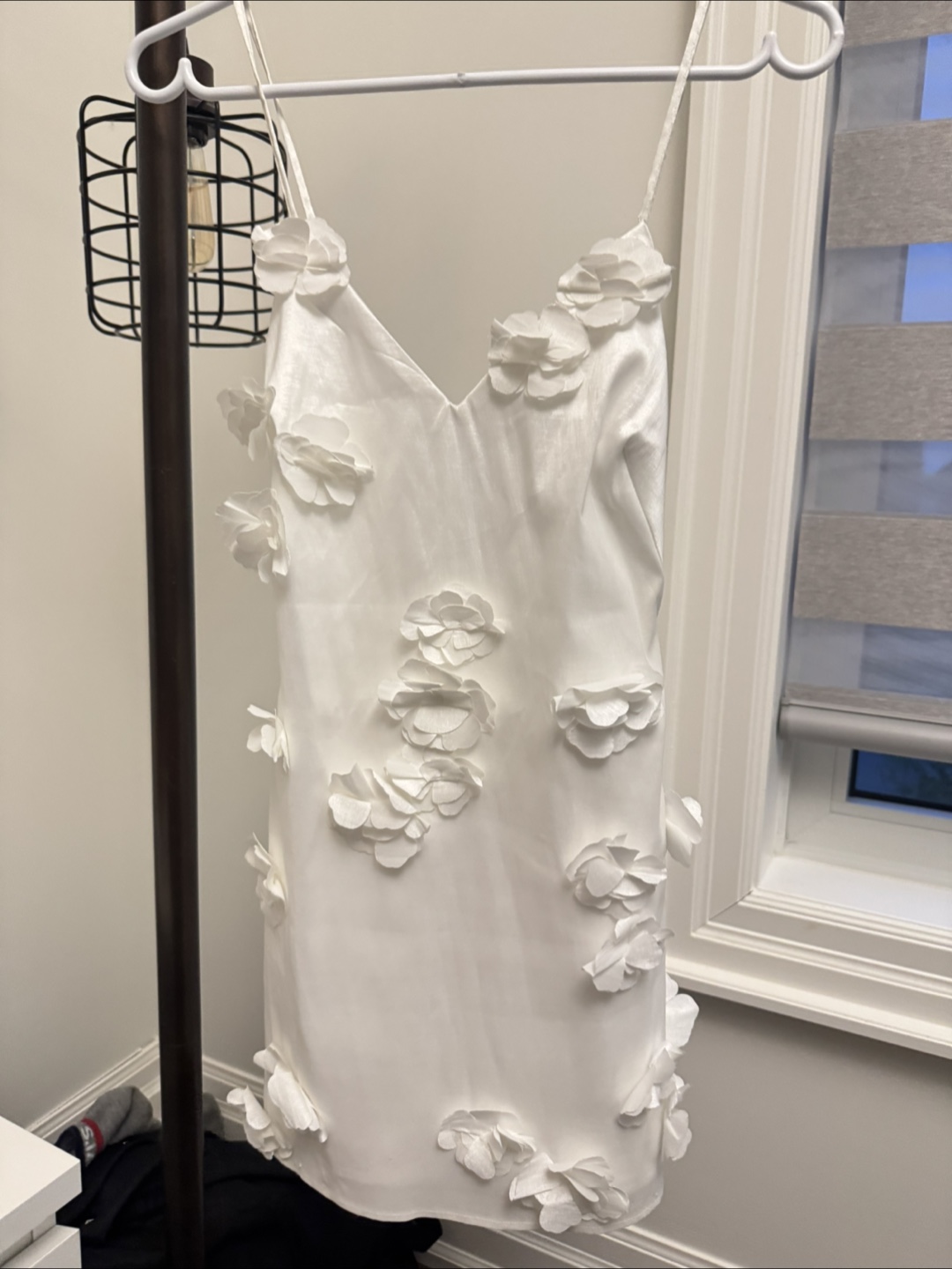 Abercrombie&Fitch Appliqué Floral White Dress XS - photo 3